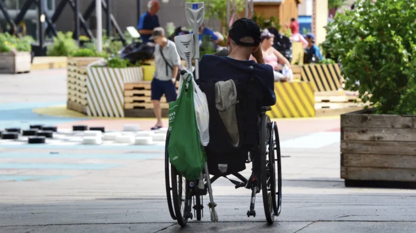 Long term disability on street